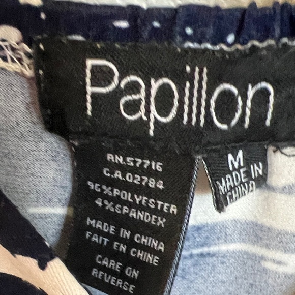 Papillon Blanc Long Black and White Dress - Picture 2 of 6